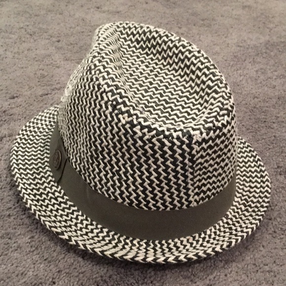 Goorin Bros. Gray & White fedora herringbone - Picture 4 of 14